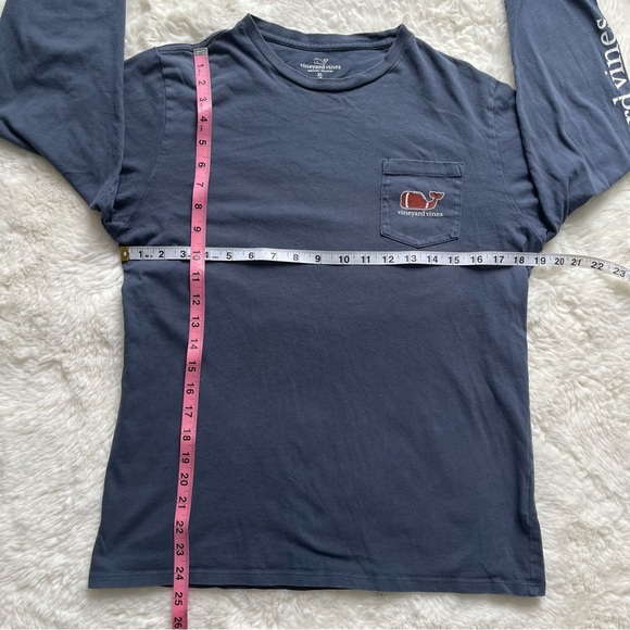 Vineyard Vines Kids Navy Long Sleeve Tee - Picture 3 of 8